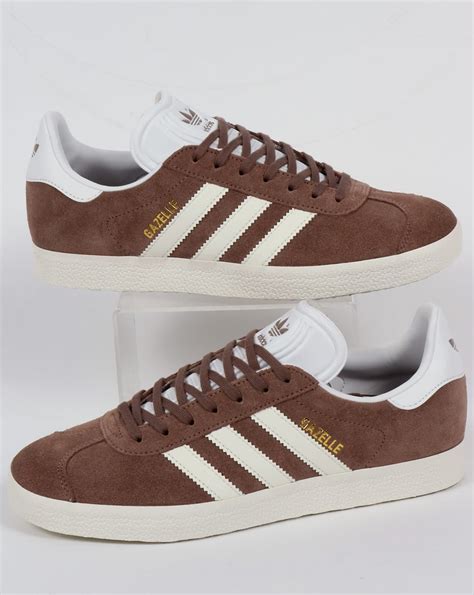 adidas Originals Gazelle in Light Brown and White Limited Stock